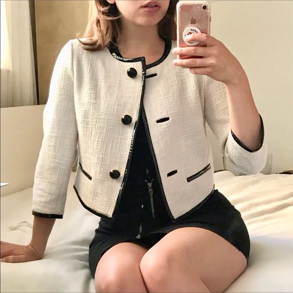 KATE SPADE Textured Jacquard Jacket (0-XS) ♠️
